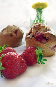 Muffins-aux-fraises
