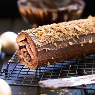 Buche-choco-praline-croustillant-COOKEEZ